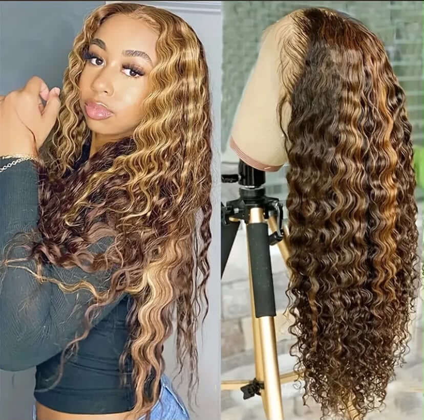 100% Human hair water curl