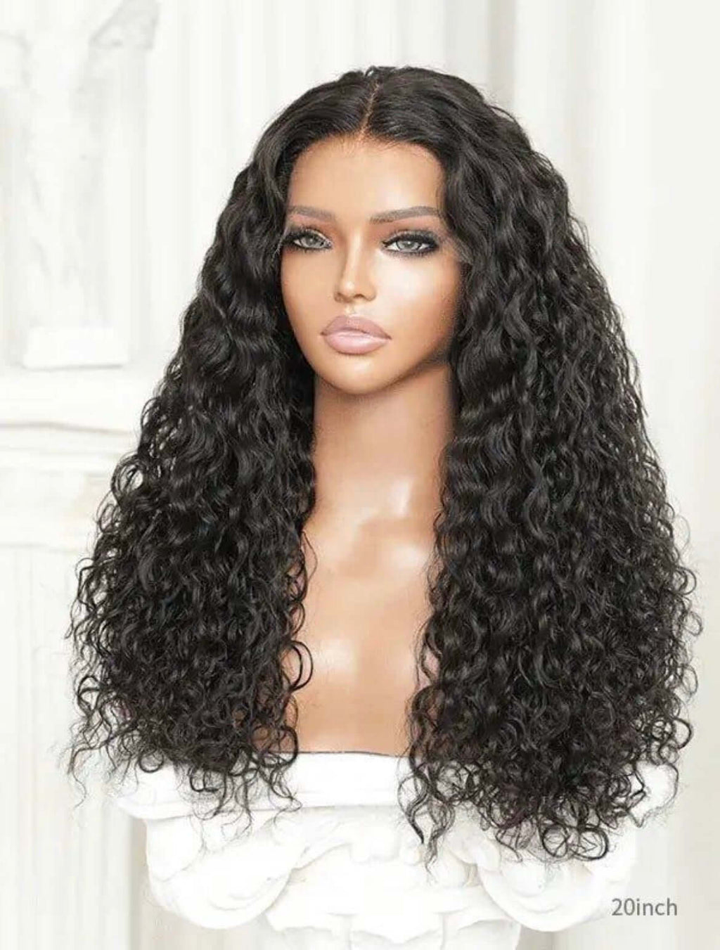 100% Human hair water curl