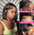 Classic and premium Hair 13 x4 HD Glueless   Vietnamese Natural Straight Bob wig
