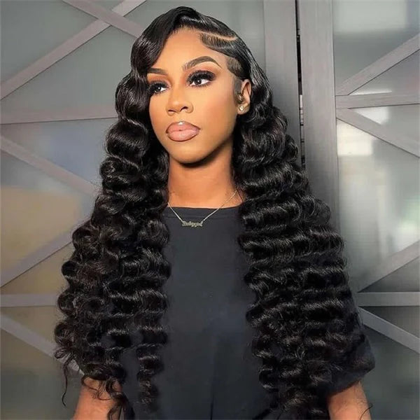 Peruvian 300g  Deep weave  Glueless wig