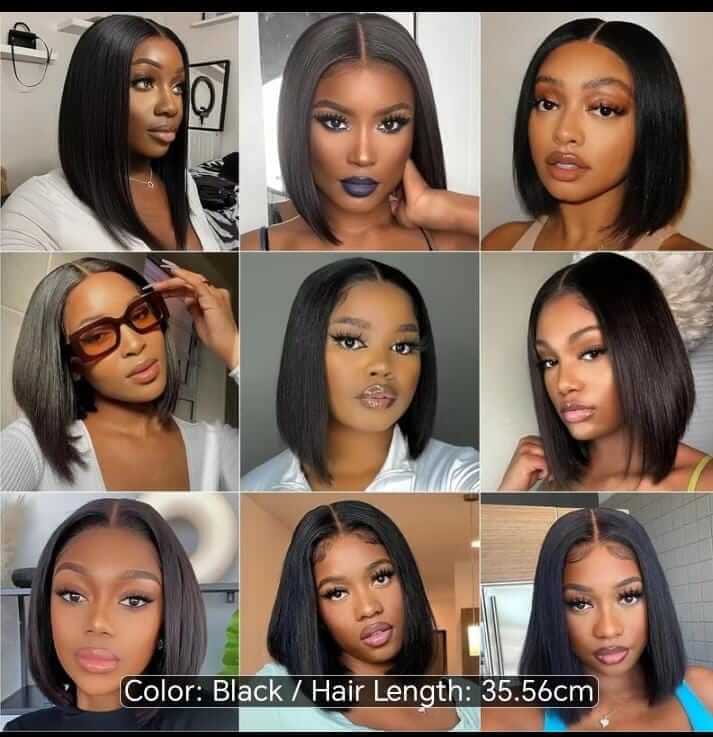13x4 HD lace 12inches straight hair